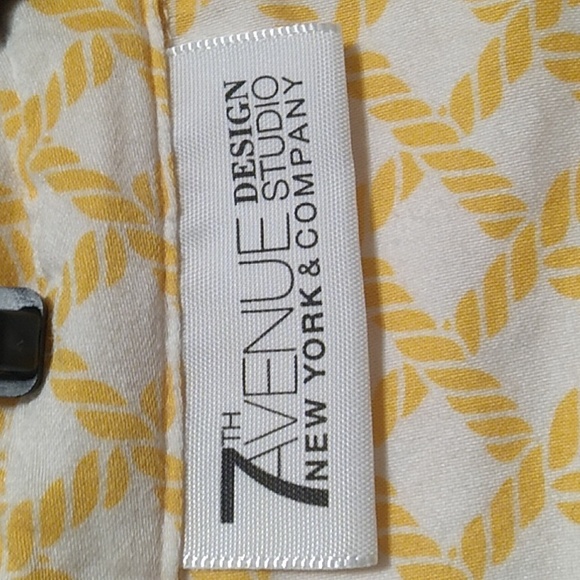 7th Avenue New York & Company Half Button Pull Over Blouse Sz.M - Picture 5 of 12